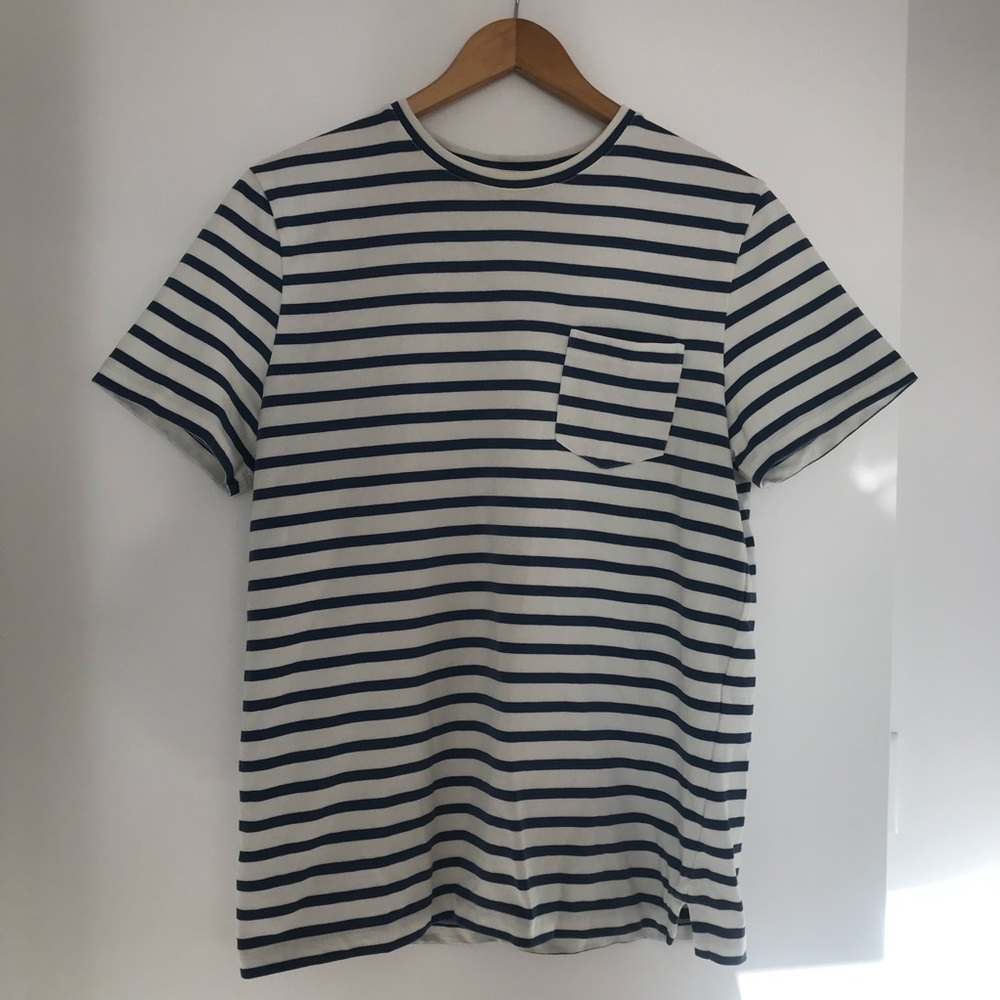 A.P.C. Striped Short Sleeve Shirt